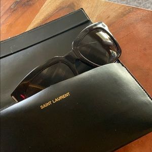 Saint Laurent Bold 1 004 Havana Brown Sunglasses
